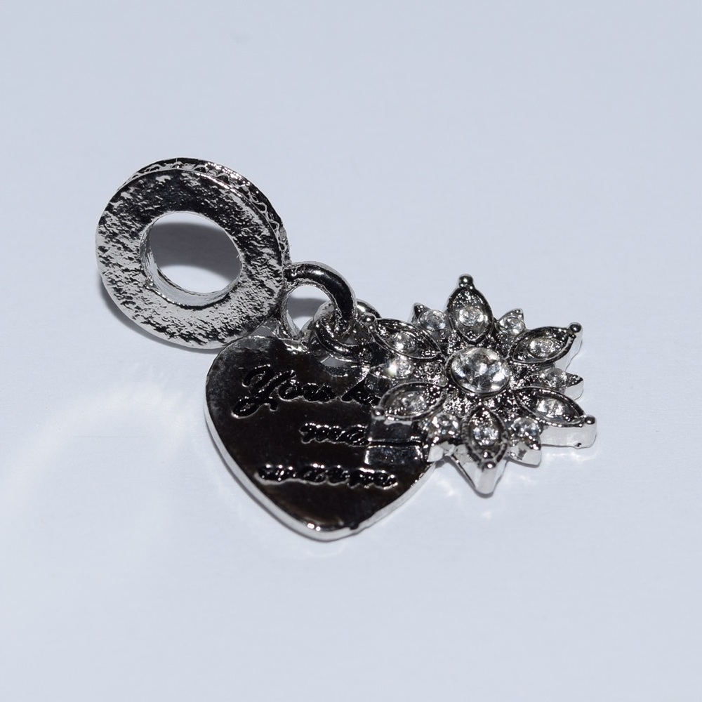 Bracelet Charm Heart You Keep Me Warm